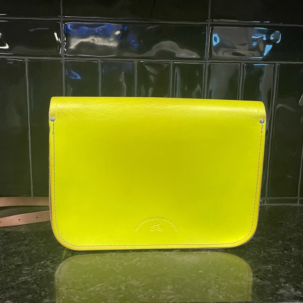 Neon Yellow Cambridge Satchel Company - Picture 8 of 10